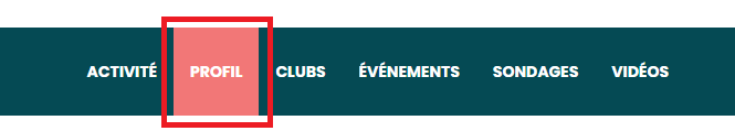 profil utilisateur